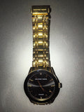 Geoffrey Beene Stainless Steel Gold Colored Watch (Used, Minimal Wear)